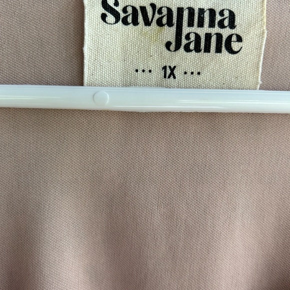 Savanna Jane dress/ tunic top.,Fully lined v-neck length 36” shoulder to hem - Picture 4 of 7